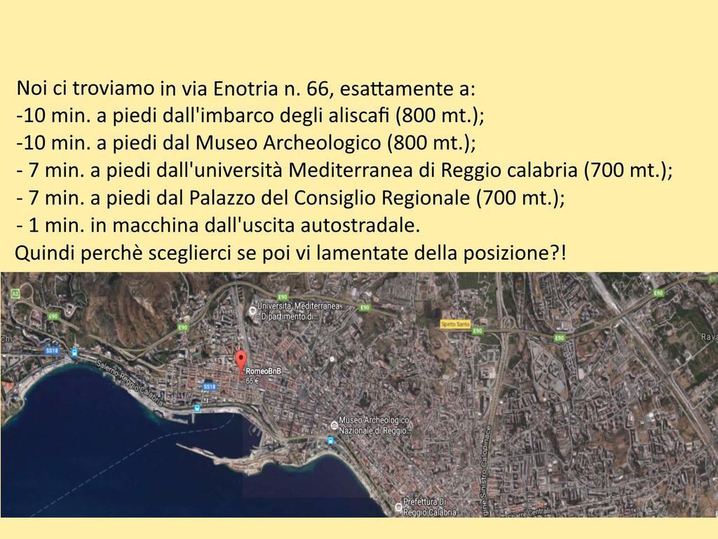 Romeo B&B Reggio di Calabria Eksteriør billede